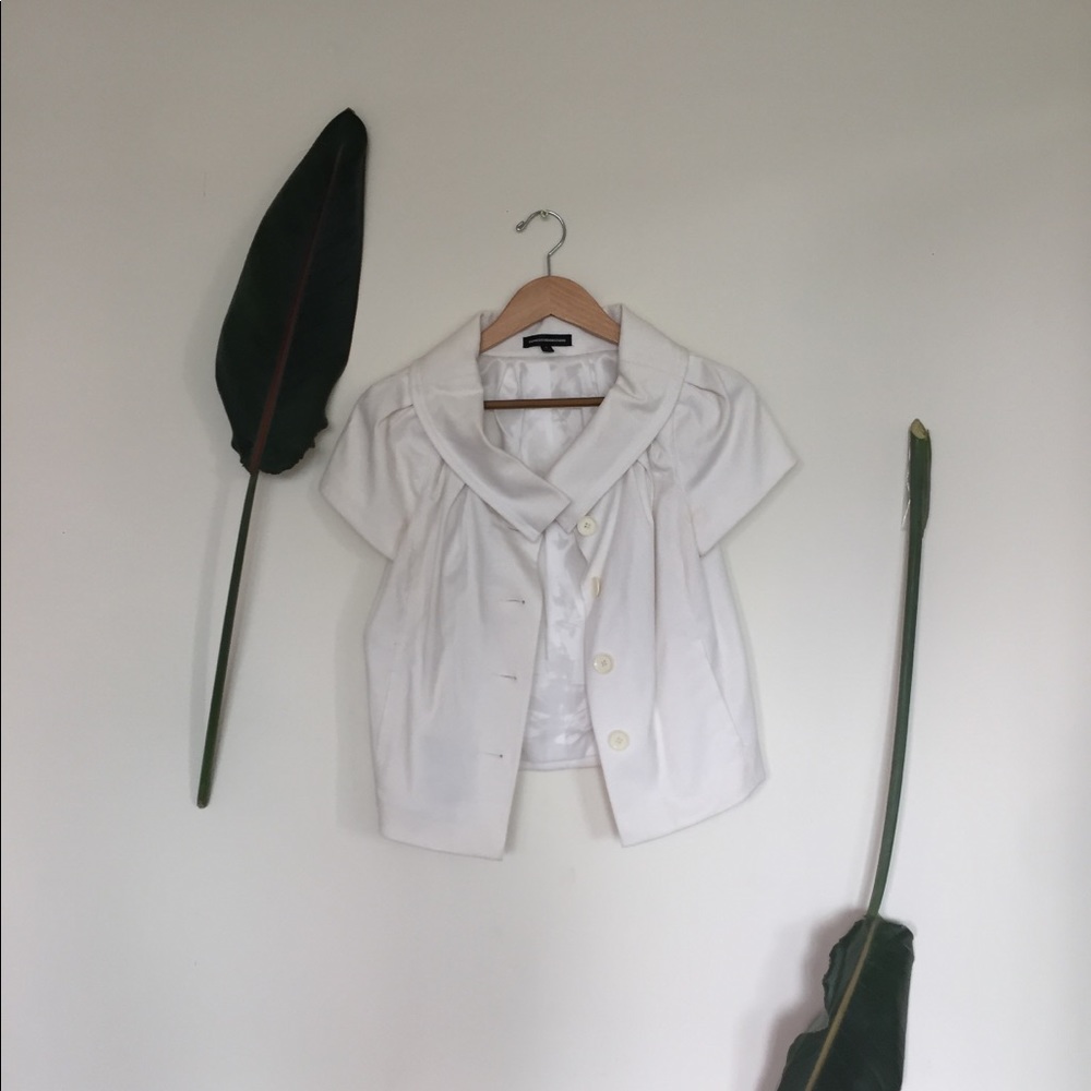 EXPRESS studio white jacket - Picture 2 of 4